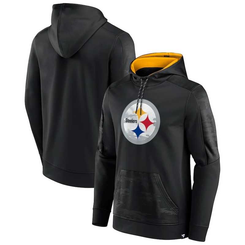 Pittsburgh Steelers Fanatics Branded On The Ball Pullover Hoodie Black,We sell and wholesale Pittsburgh Steelers Fanatics Branded On The Ball Pullover Hoodie Black on line form chian!